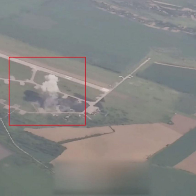 Ruski napad na zračnu bazu Mirgorod