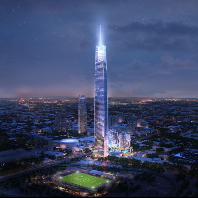 Budući Legends Tower u Oklahomi