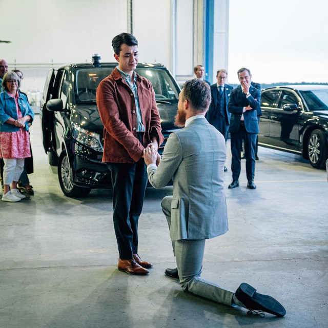 Johan Floderus i njegov partner Johnathan von Fürstenmühl 