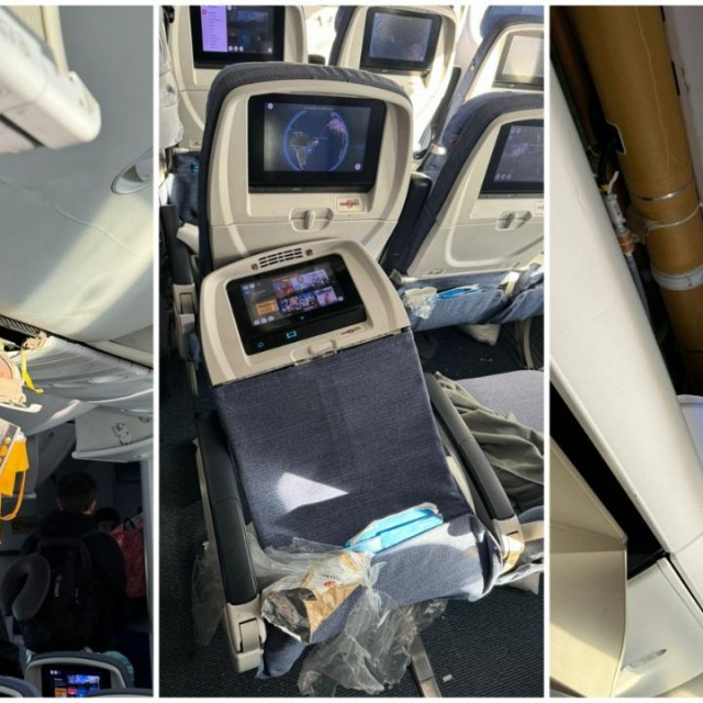 Let aviokompanije Air Europa tijekom kojeg je bila jaka turbulencija