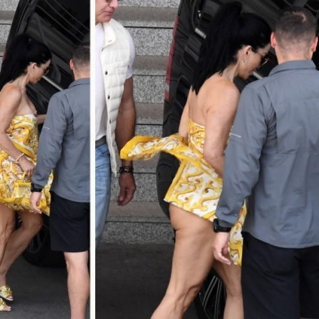 Lauren Sanchez pokazala guzu na aerodromu
