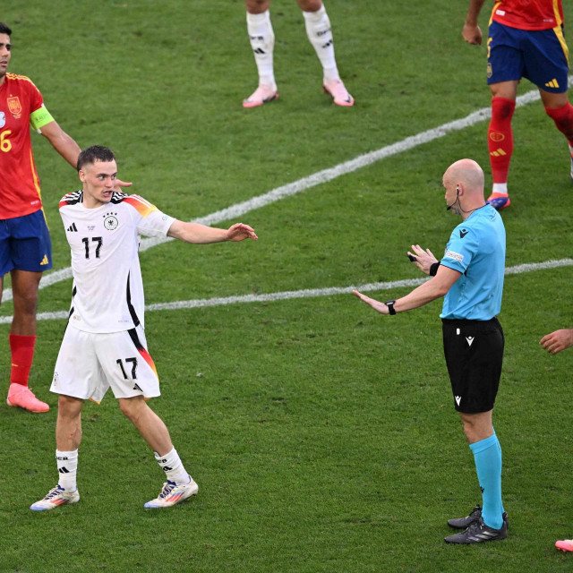 Anthony Taylor na utakmici Španjolska-Njemačka