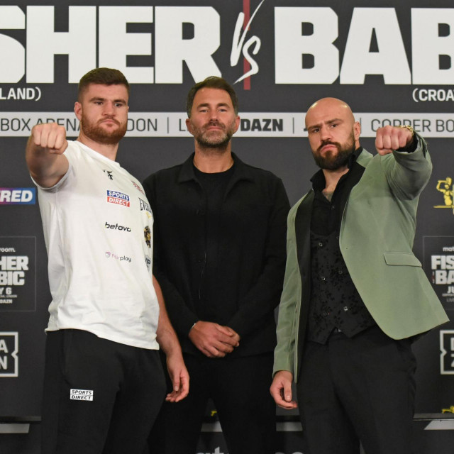 Johnny Fisher, Eddie Hearn i Alen Babić