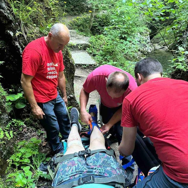 HGSS-ova akcija spašavanja u Kamačniku