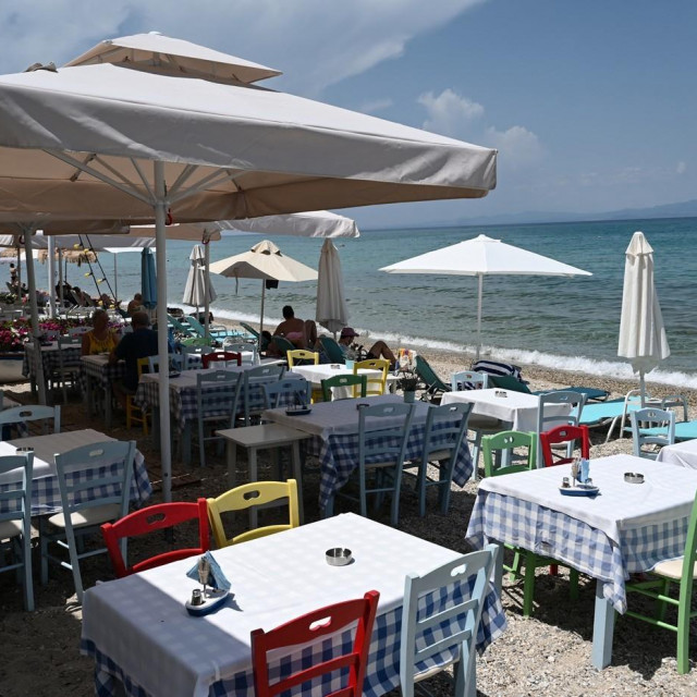 Plaža na poluotoku Halkidiki