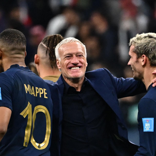 Didier Deschamps, Kylian Mbappé i Antoine Griezmann