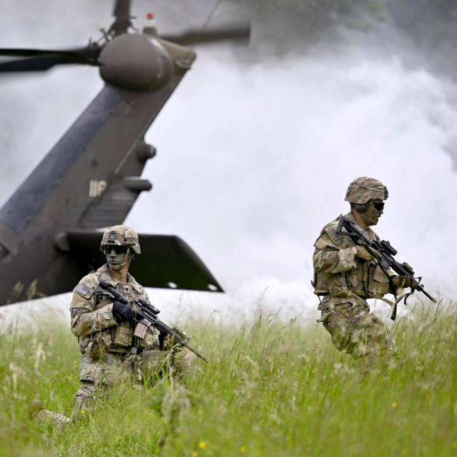 Ilustracija, vježba NATO-vih trupa