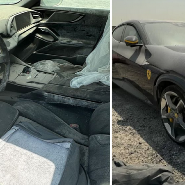 Poplavljen Ferrari