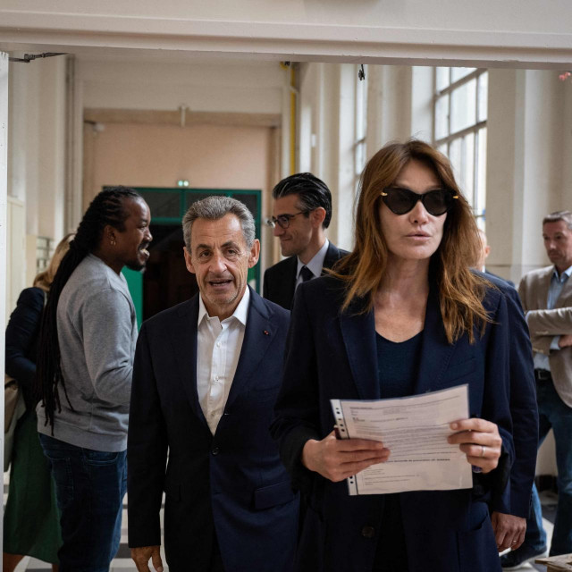 Carla Bruni i Nicolas Sarkozy