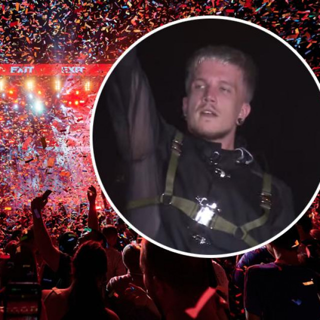 Baby Lasagna nakon izvedbe pjesme ‘Rim Tim Tagi Dim‘