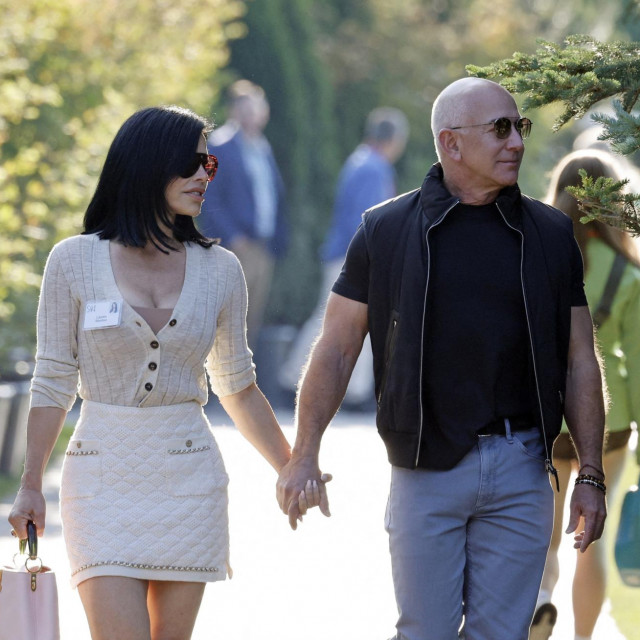 Jeff Bezos i Lauren Sanchez