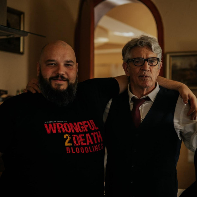 Vjekoslav Katušin i Eric Roberts