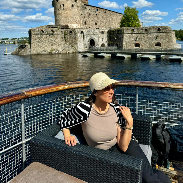 Margareta Matišić na izletu parobrodom