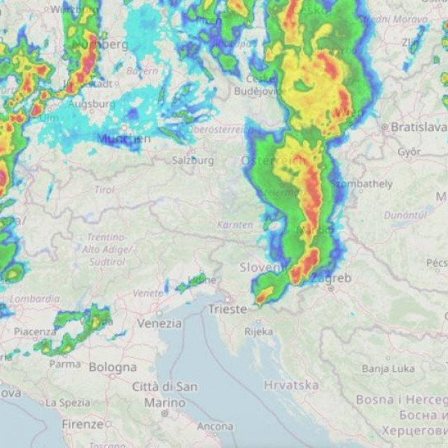 Olujni sustavi nad Slovenijom