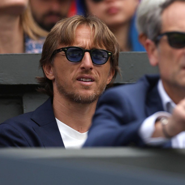 Luka Modrić gledao je Carlosa Alcaraza na Wimbledonu