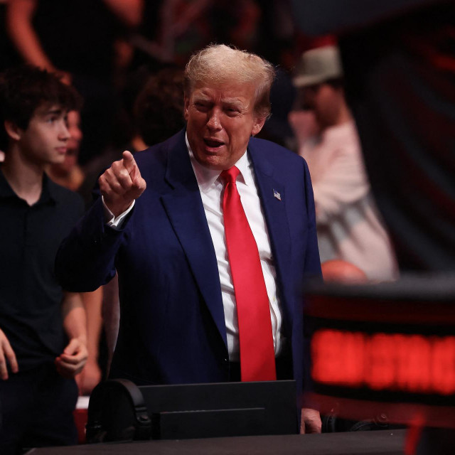 Donald Trump na UFC-u 302