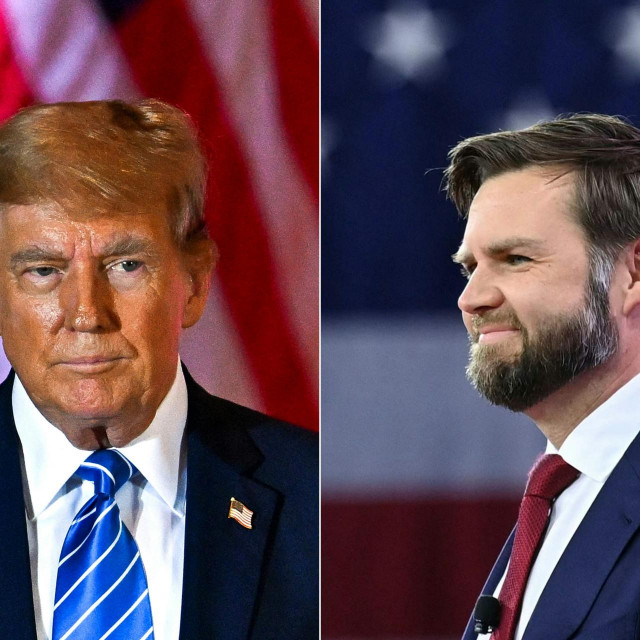 Donald Trump i senator JD Vance