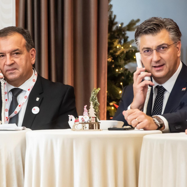 Vili Beroš i Andrej Plenković