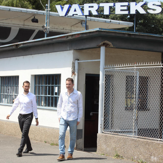 Karlo Koprek, predsjednik Uprave Varteksa i Stjepan Čajić, većinski vlasnik Varteksa