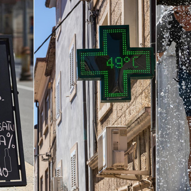 Vrućina diljem Hrvatske