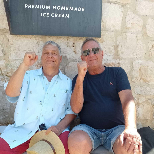 Viktor Orbán i Goran Pečarević