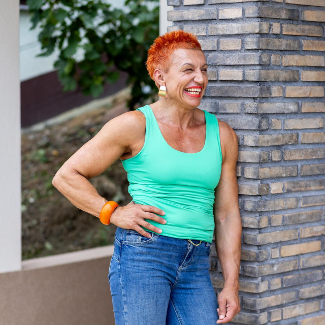 NATIVE
Zagreb, 030724.
Gornja Dubrava.
Jelena Sremic, bodybuilderica za temu o samohranim roditeljima.