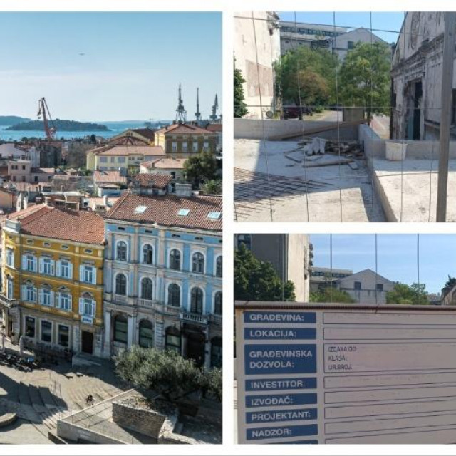 Pula, sporno gradilište