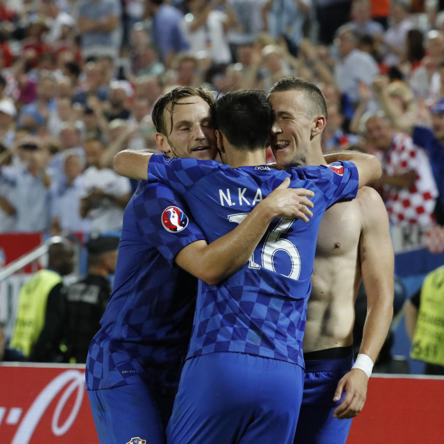 Nekoć zajedno u reprezentaciji, sada zajedno u Hajduku: Rakitić, Kalinić i Perišić