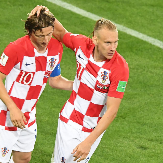 Luka Modrić i Domagoj Vida