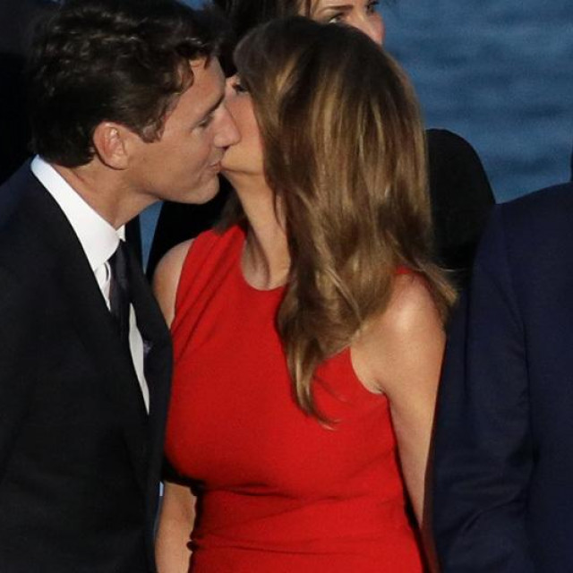 Justin Trudeau, Melania i Donald Trump