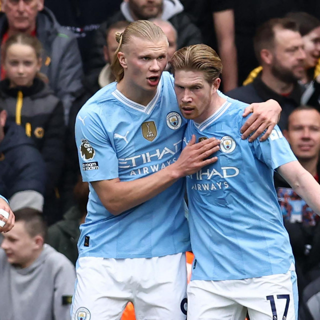 Erling Haaland i Kevin de Bruyne