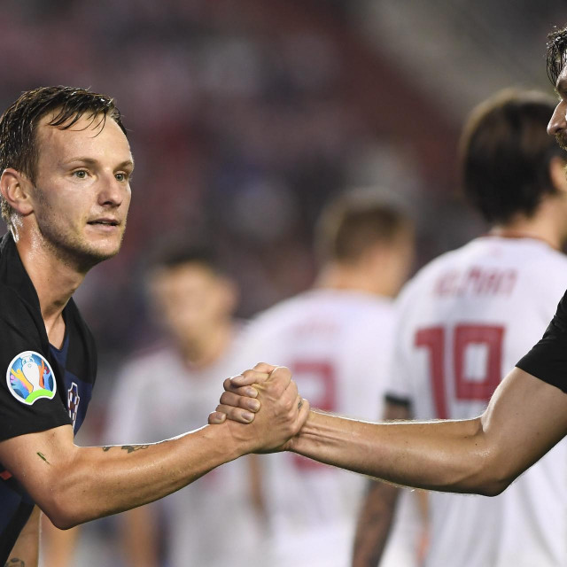 Ivan Rakitić i Bruno Petković