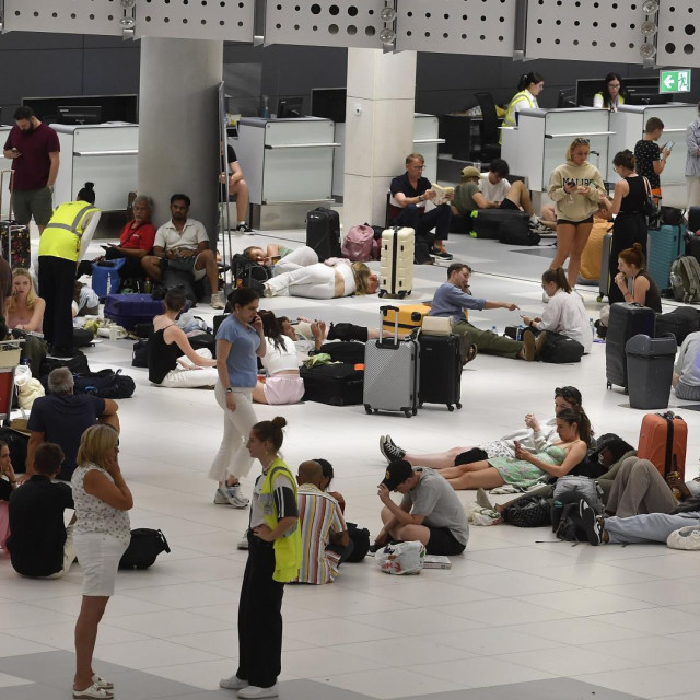 Splitski aerodrom u blokadi