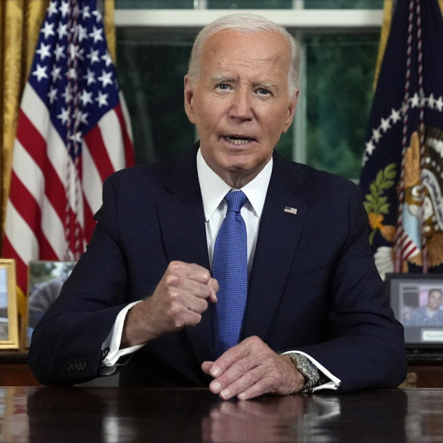 Joe Biden, obraćanje iz Ovalnog ureda u Bijeloj kući