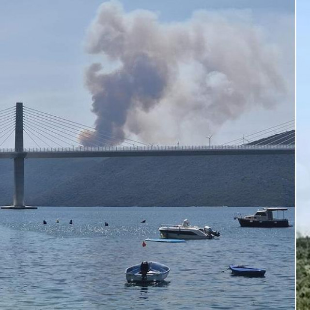 Požar na poluotoku Pelješac