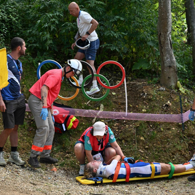 Hitna pomoć brzo je pomogla francuskoj biciklistici