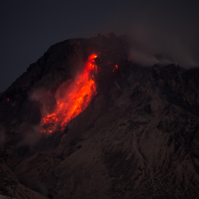 Vulkan Shiveluch nakon erupcije u 2013. godini
