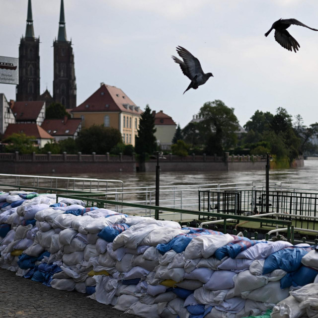 Pripreme za poplavu u Wroclawu