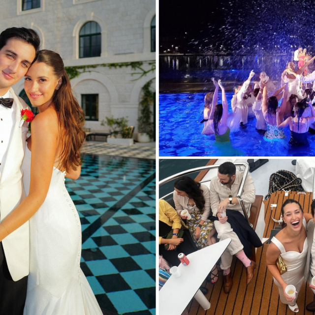 Ela Lasić i Evan Shea imali su spektakularno vjenčanje u Brown Beach hotelu u Trogiru