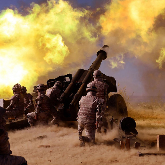 Vježbe sjevernokorejske vojske, ilustracija