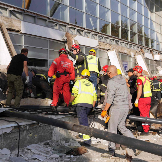 Mjesto nesreće u Novom Sadu