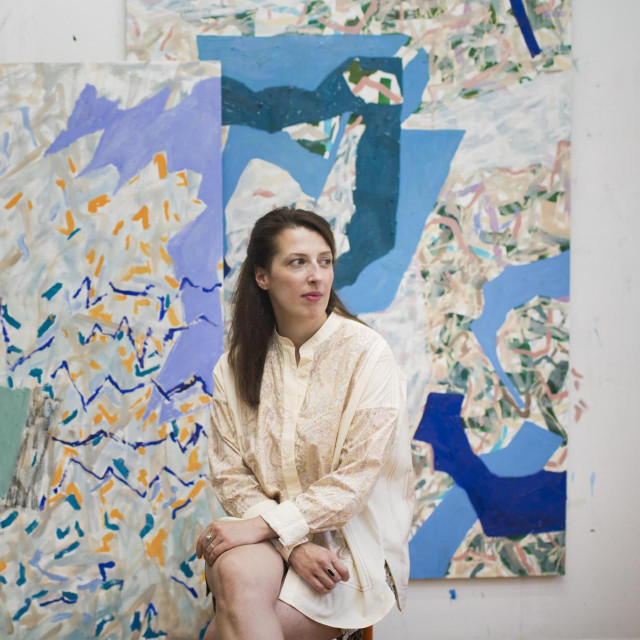 Jelena Bando u svom atelijeru u Vlaškoj