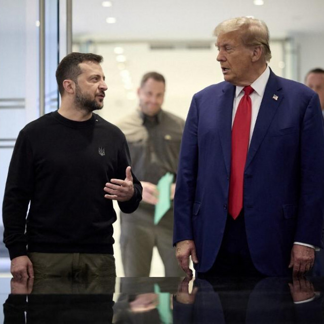 Volodimir Zelenski i Donald Trump tijekom susreta u rujnu