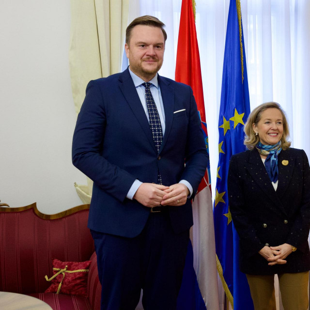 Marko Primorac i Nadia Calviño