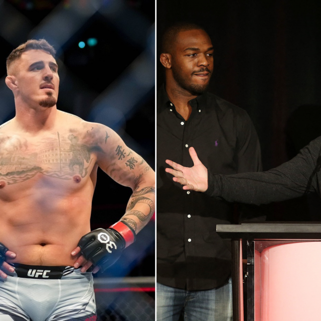 Tom Aspinall, Jon Jones, Dana White