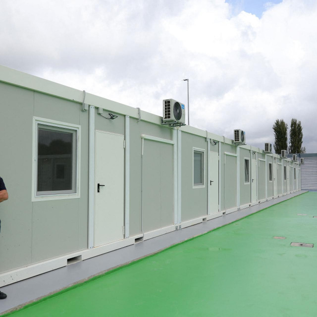 Migrantski centar u Shengjinu u Albaniji