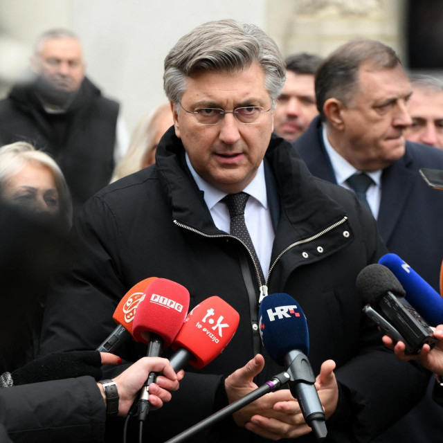 Andrej Plenković i Milorad Dodik u Banjoj Luci
