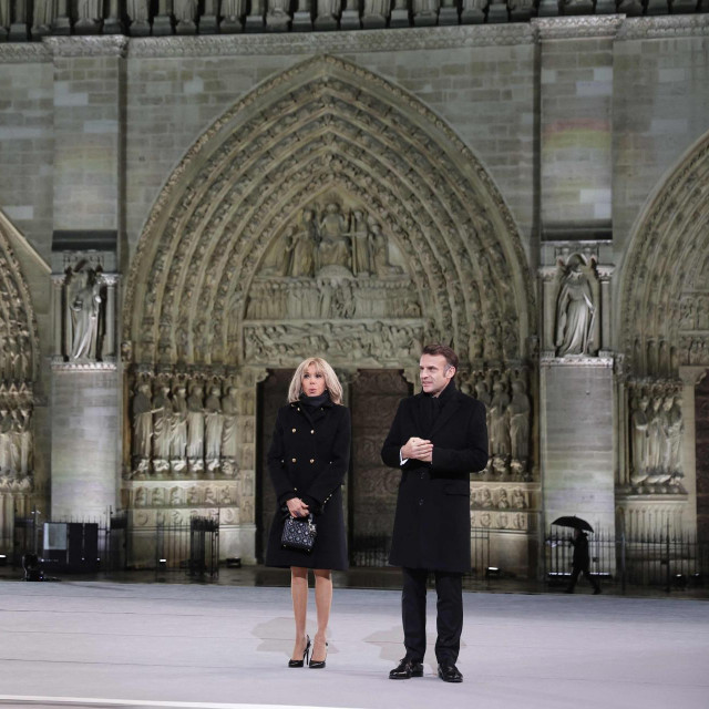 Emmanuel i Brigitte Macron 