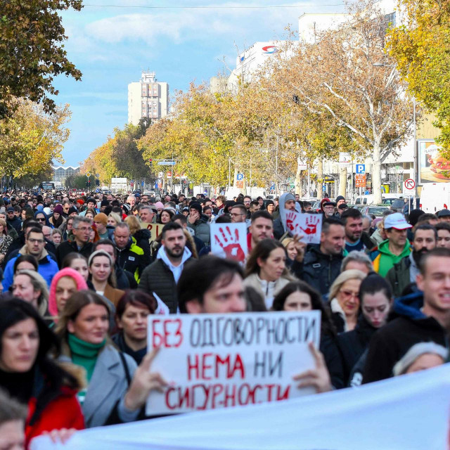 Prosvjed u Novom Sadu