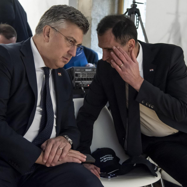 Andrej Plenković i Dragan Primorac